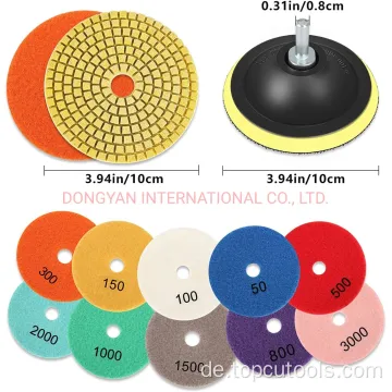 4 &quot;Diamond Polishing Pads